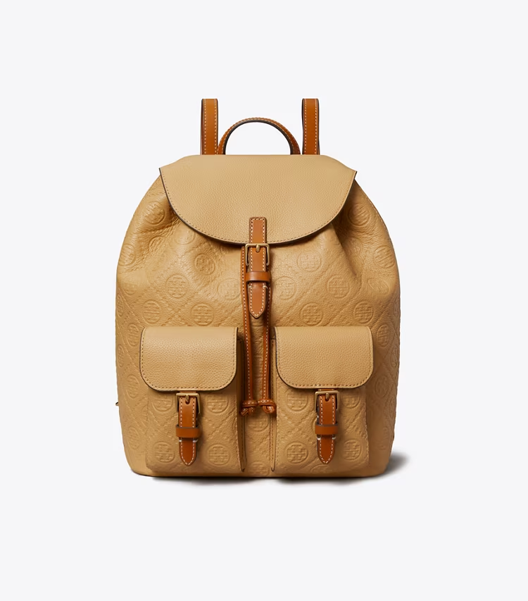 T Monogram Pebbled Backpack - Image 3