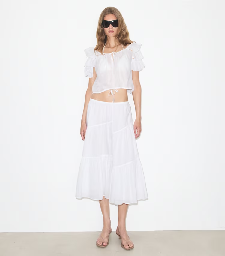 Ruffle Cotton Top - Image 3