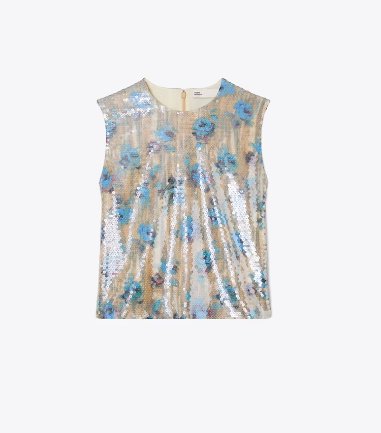 Sequin Shell Top