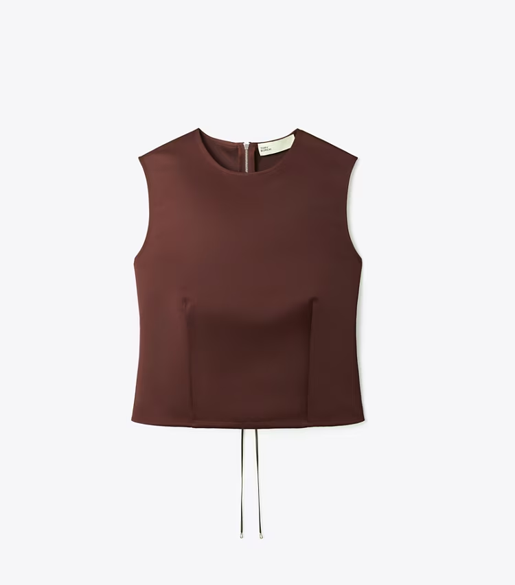 Satin Shell Top