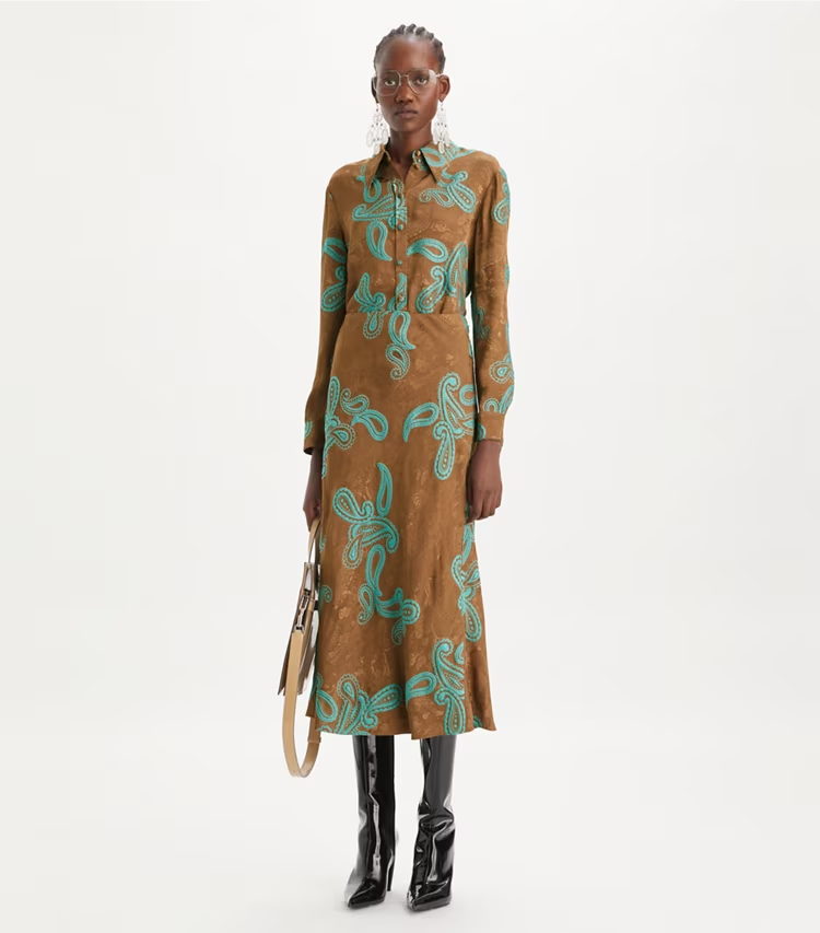 Satin Paisley Shirt - Image 3