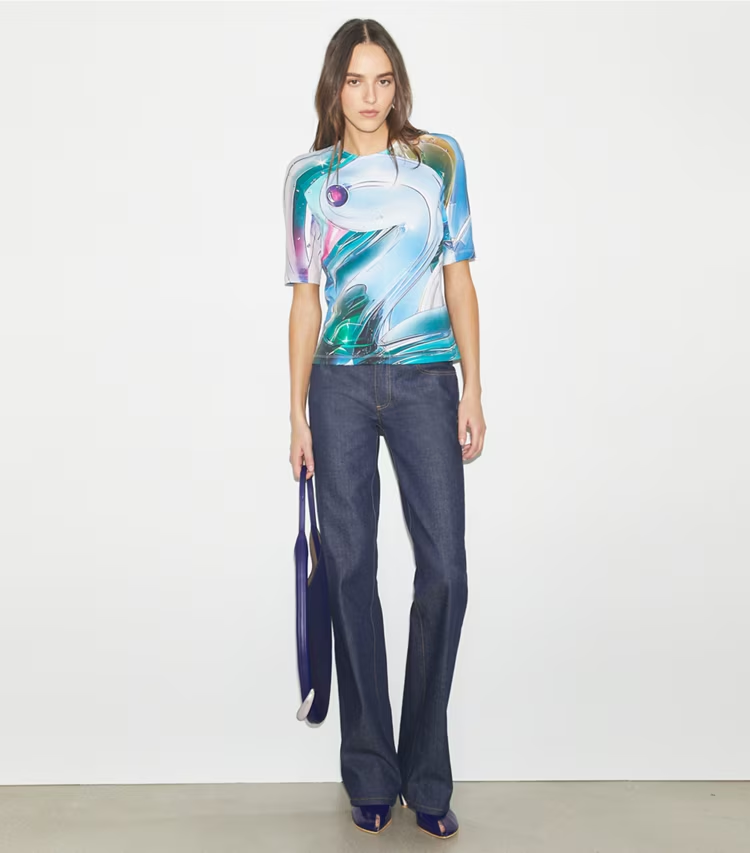 Printed Cotton T-Shirt - Image 2