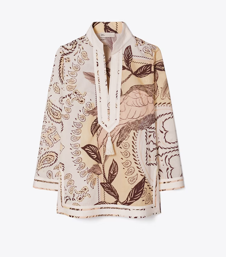 Printed Cotton Tory Tunic