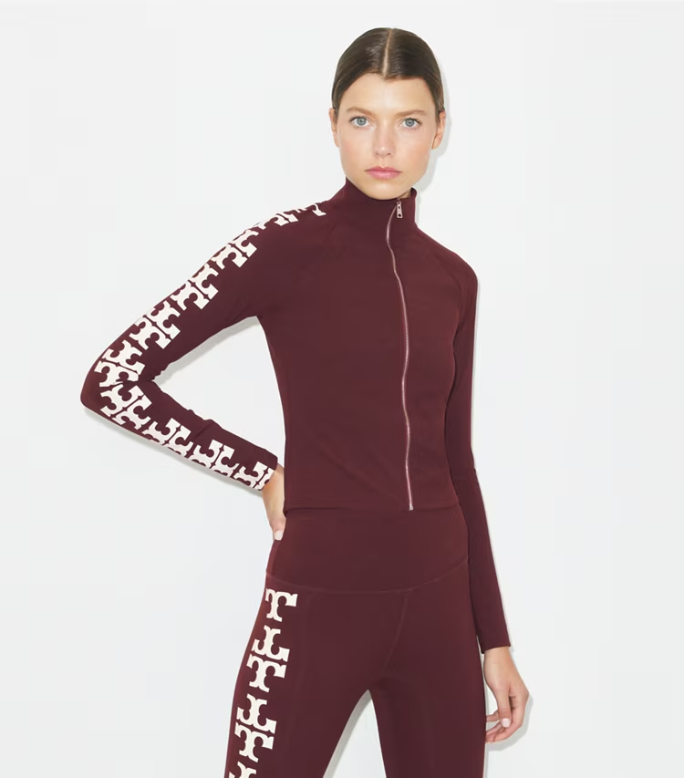 Nylon Logo Zip Top - Image 2