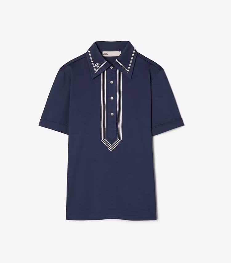 Mercerized Cotton Retro Polo
