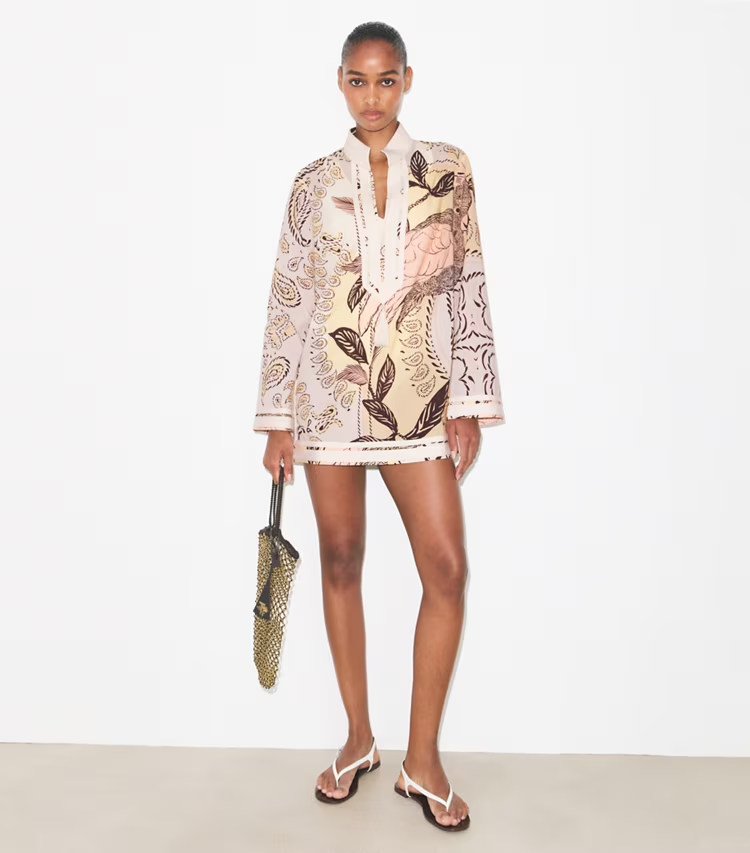 Printed Cotton Tory Tunic - Image 3