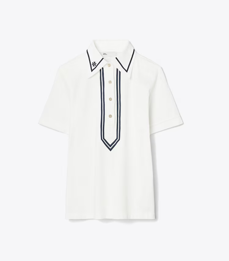 Mercerized Cotton Retro Polo