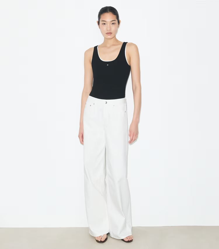 Viscose Knit Tank Top - Image 3