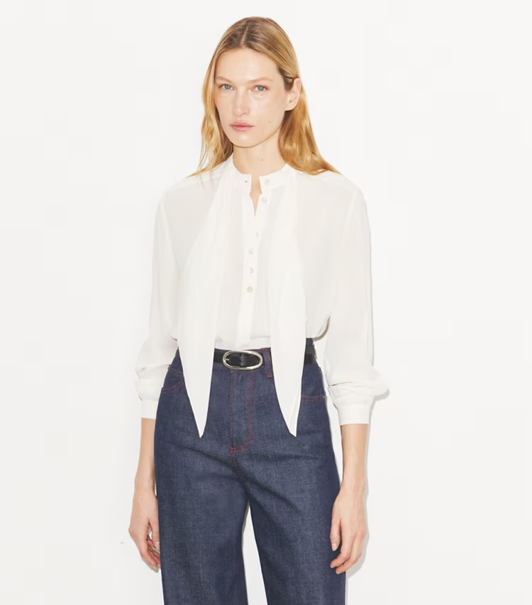 Georgette Bow Blouse - Image 2