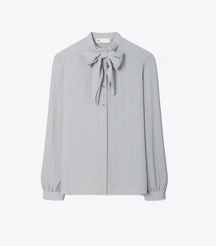 Georgette Bow Blouse