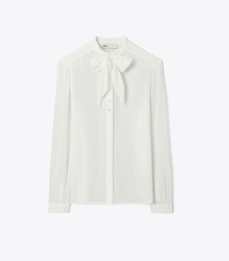 Georgette Bow Blouse
