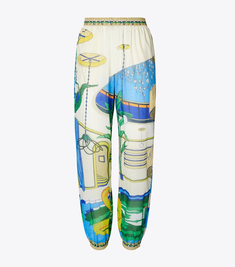 Printed Cotton Lounge Pant