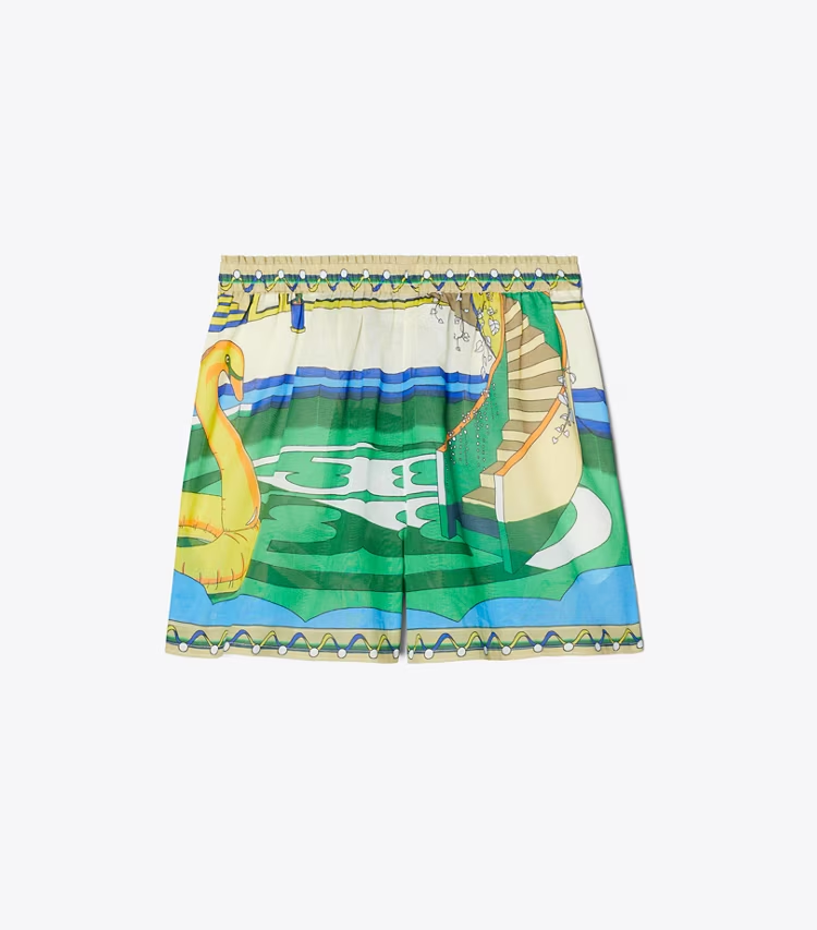 Printed Camp Shorts