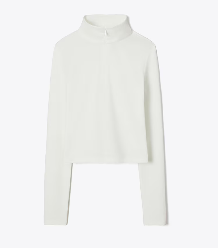 Cropped Jacquard Top