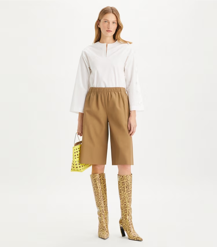Cotton Poplin Knot Tunic - Image 3