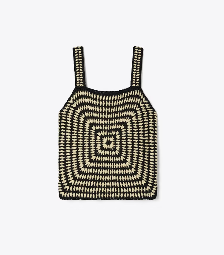 Cotton Crochet Tank Top