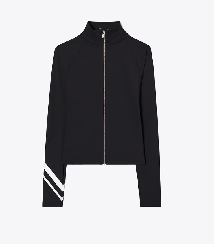 Chevron Full-Zip Jacket