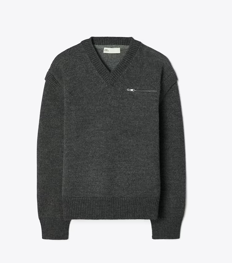 Wool V-Neck Sweater