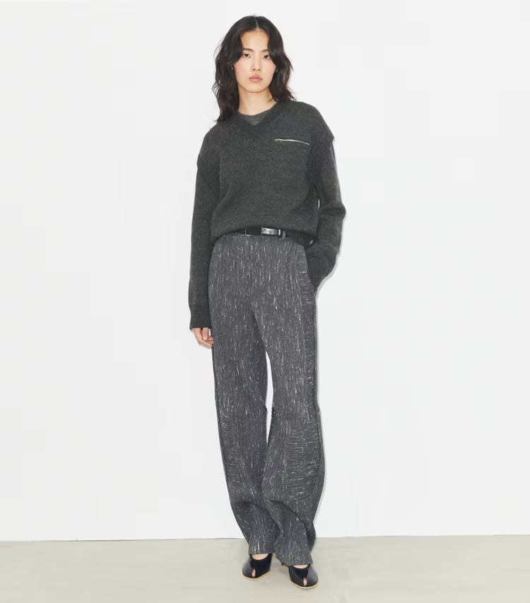 Wool V-Neck Sweater - Image 3