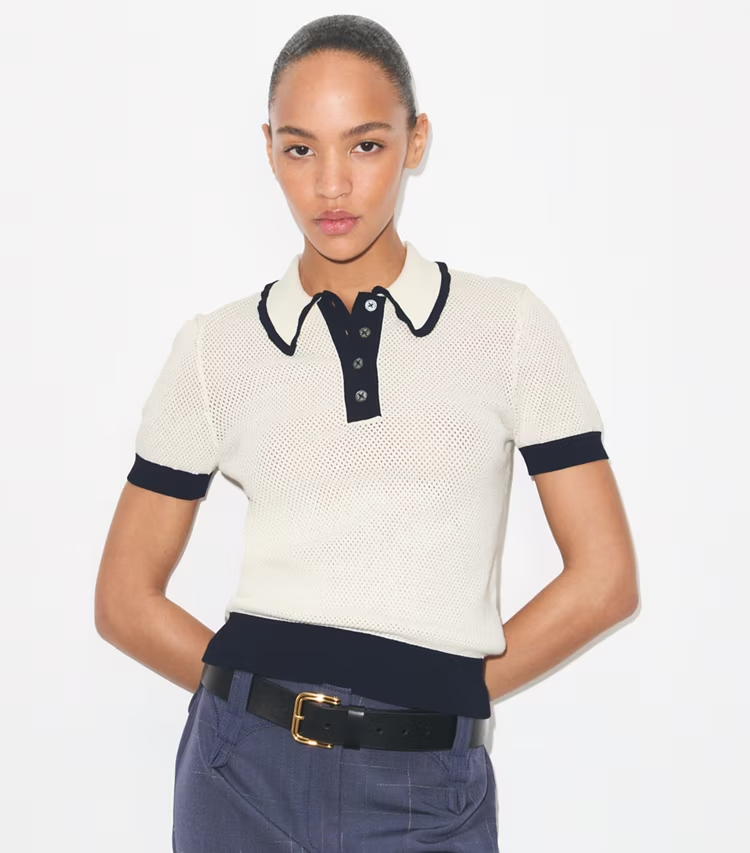 Viscose Pointelle Sweater - Image 2