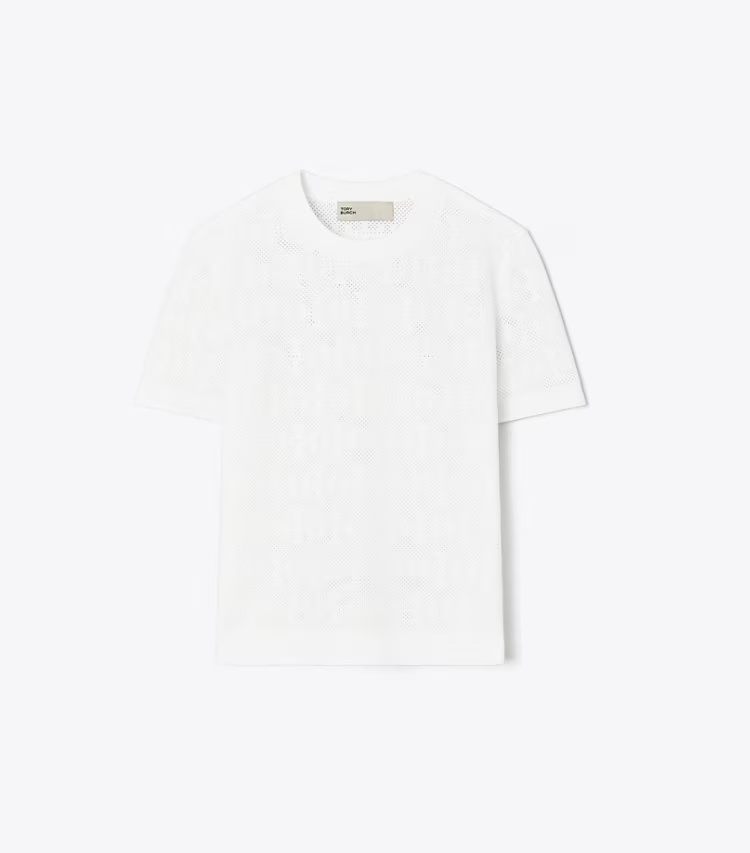 T Monogram Jacquard Sweater