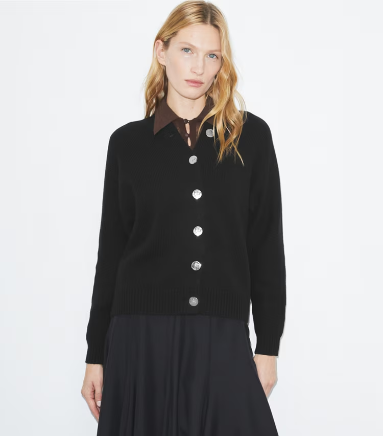 Merino Wool Cardigan - Image 2