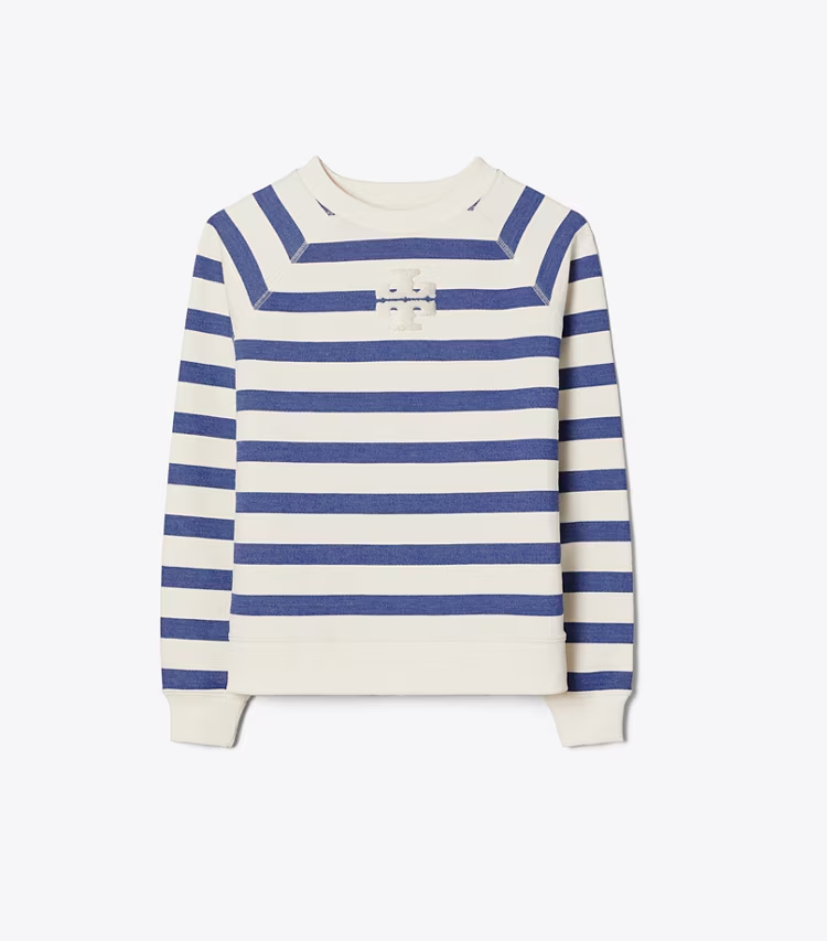 Striped Cotton Sweatshirt