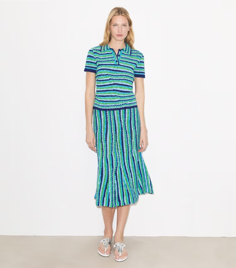 Striped Cotton Polo - Image 3