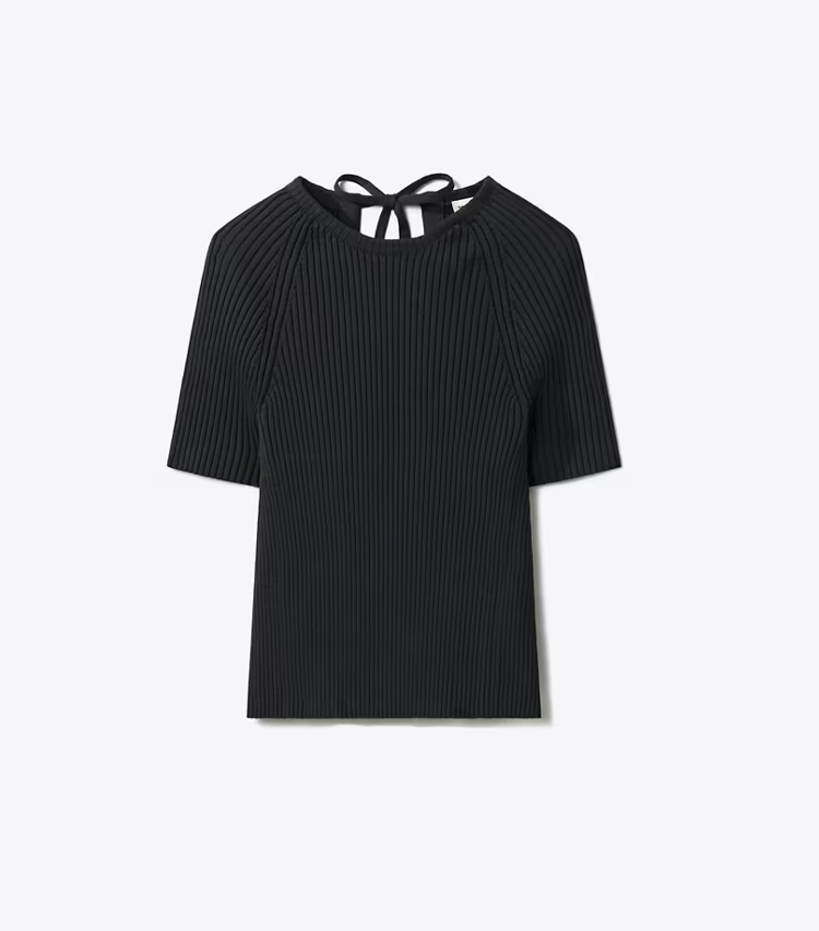 Ribbed Cotton Pullover