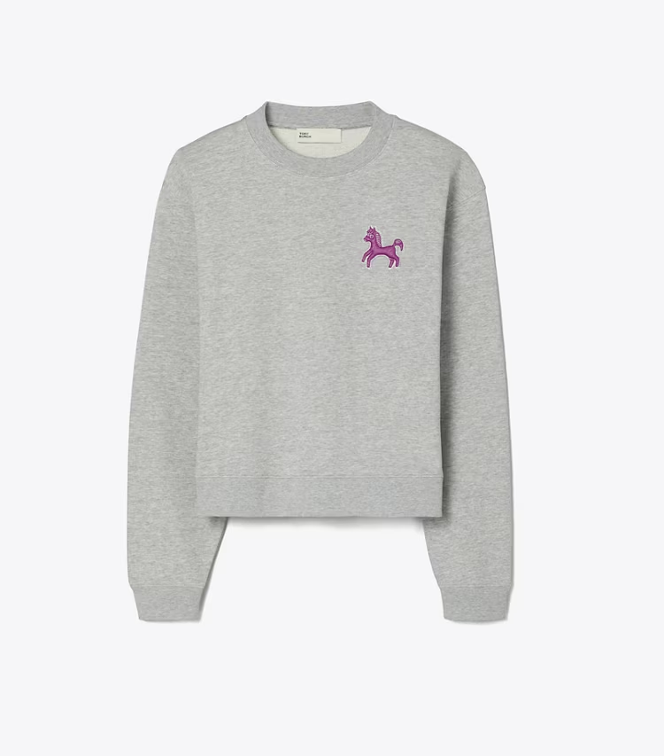 French Terry Pony Sweatshirt