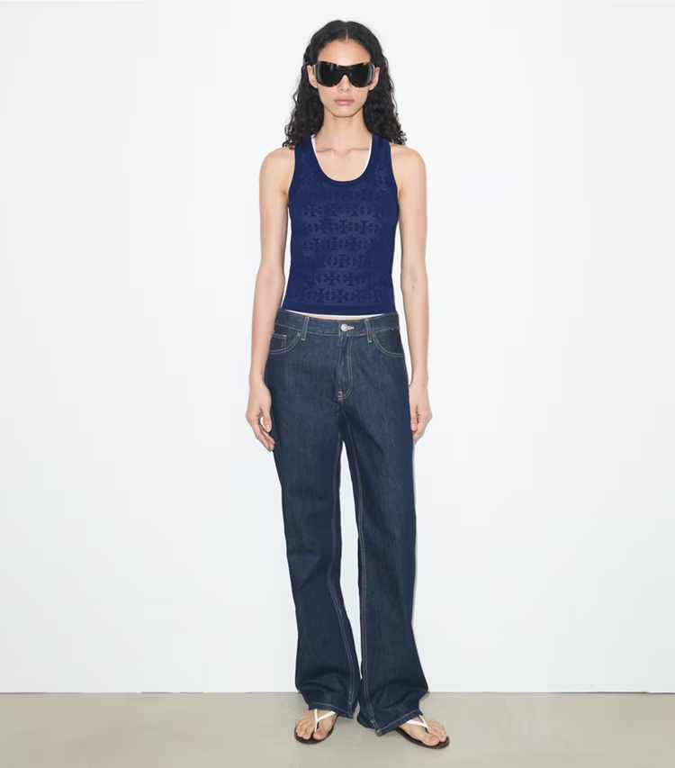 Pointelle Viscose Tank - Image 3