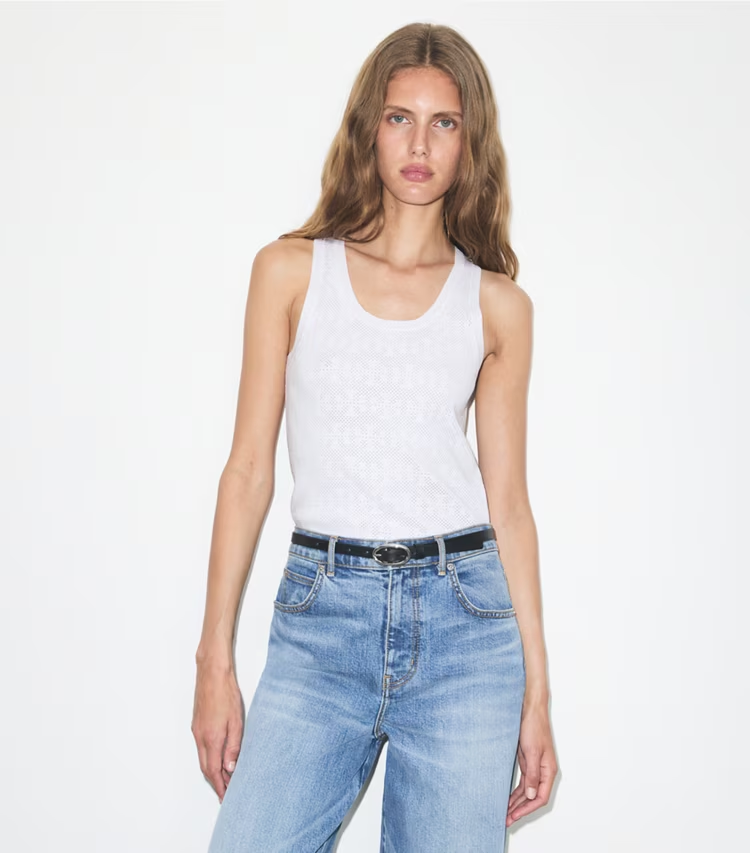 Pointelle Viscose Tank - Image 2