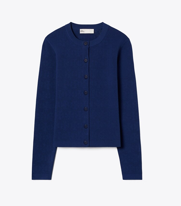 Pointelle Viscose Cardigan