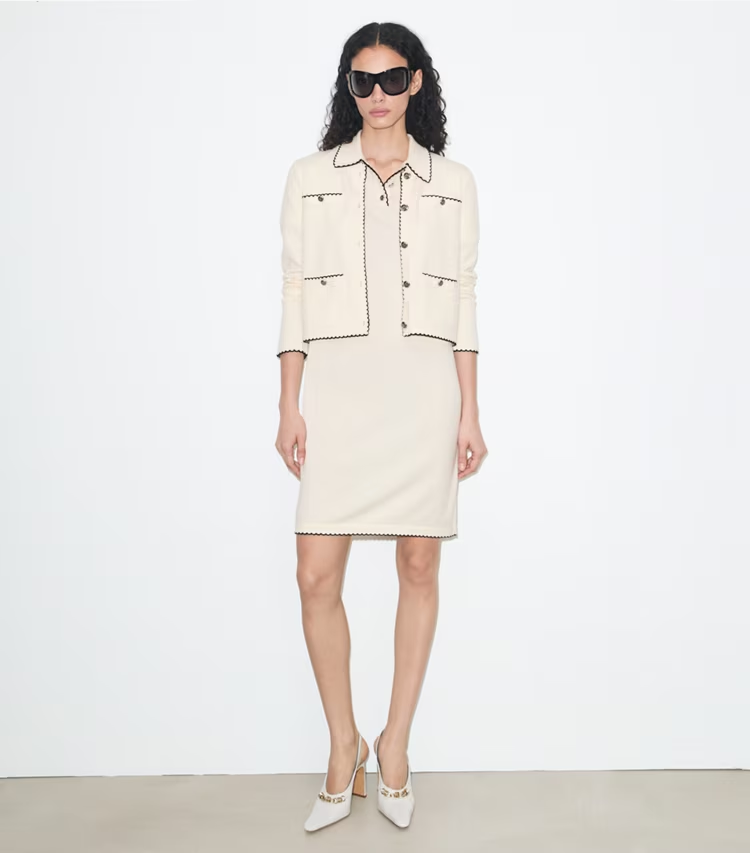 Kendra Wool Scalloped Cardigan - Image 3
