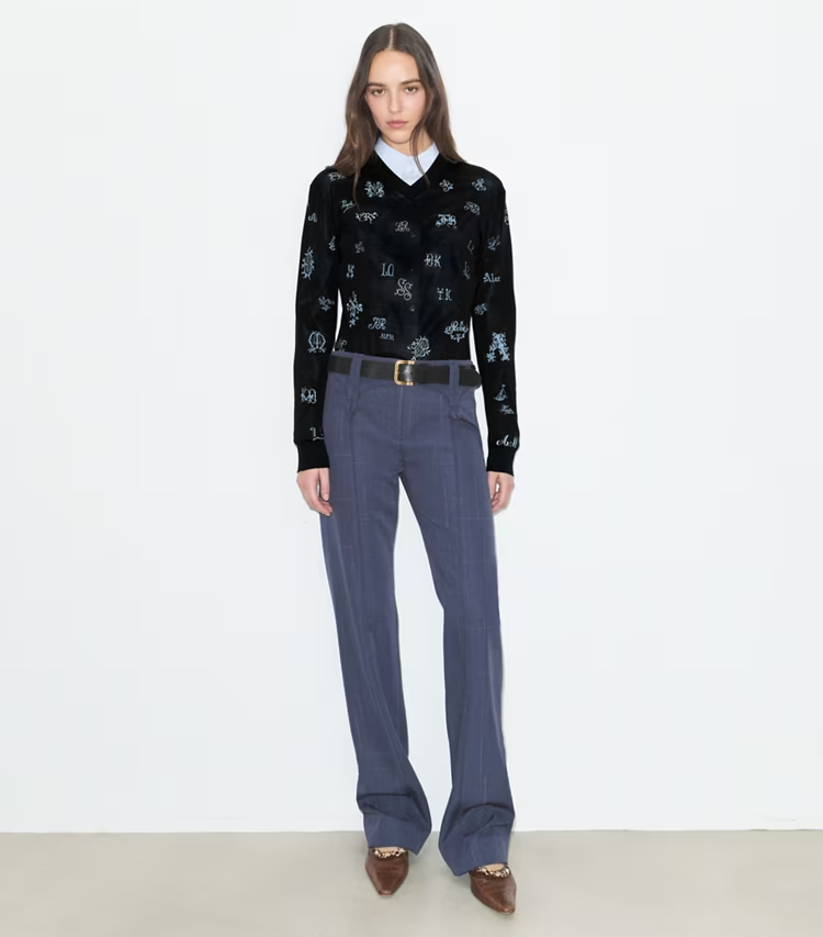 Embroidered Silk Sweater - Image 3