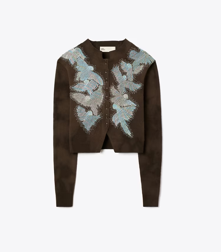 Embellished Wool Cardigan