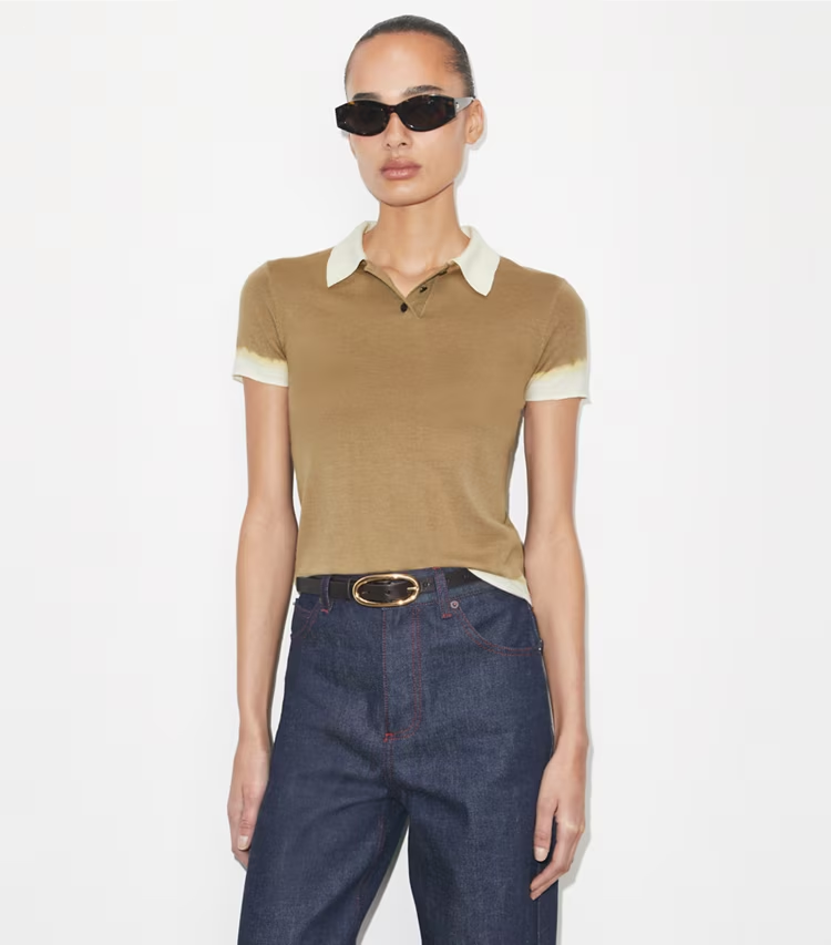 Dip Dye Wool Polo - Image 2