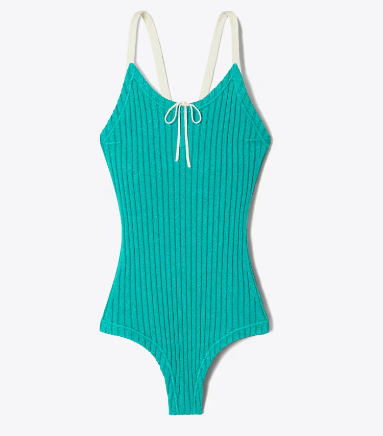 Colorblock Ribbed Bodysuit
