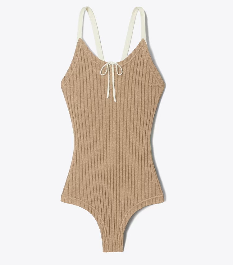 Colorblock Ribbed Bodysuit