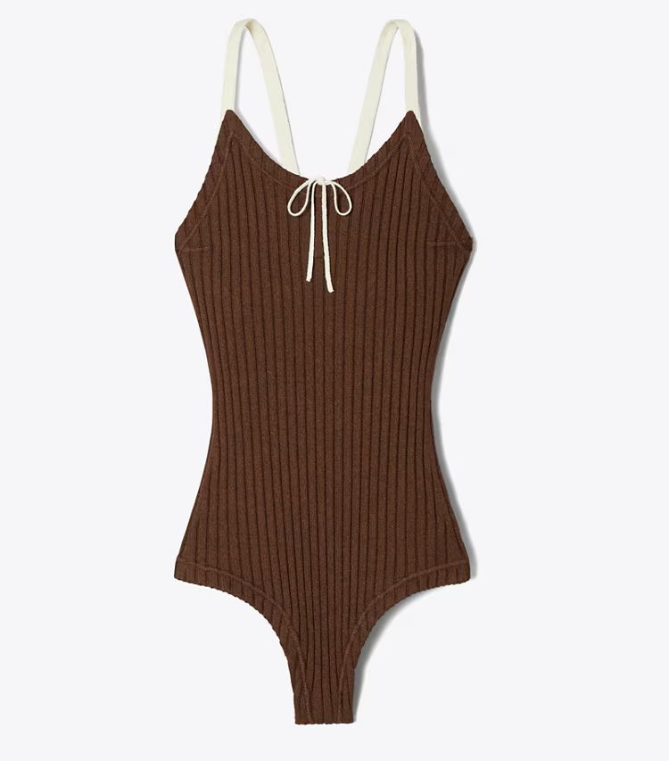 Colorblock Ribbed Bodysuit