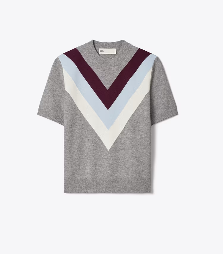 Chevron Wool Top