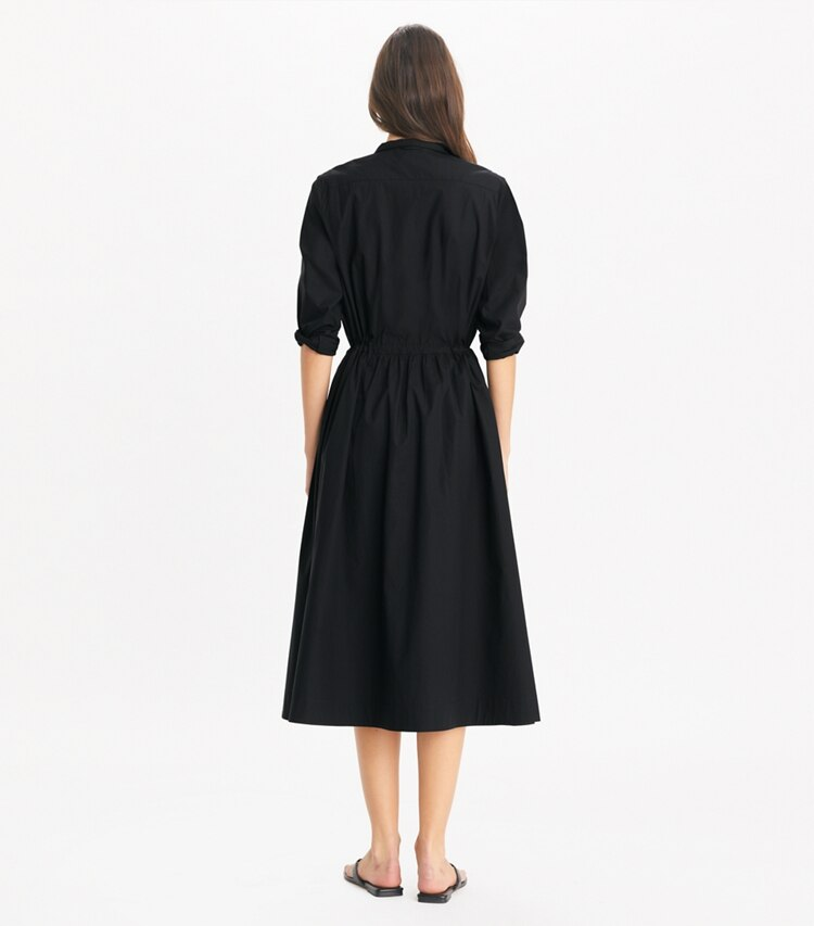 Long Poplin Shirtdress - Image 3