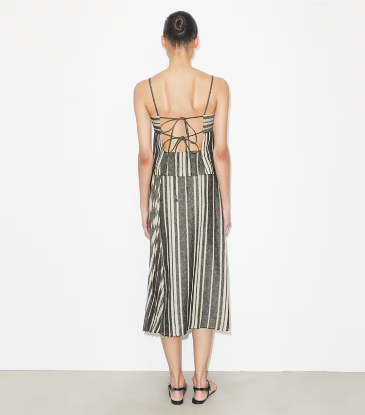 Linen Wrap Skirt - Image 3