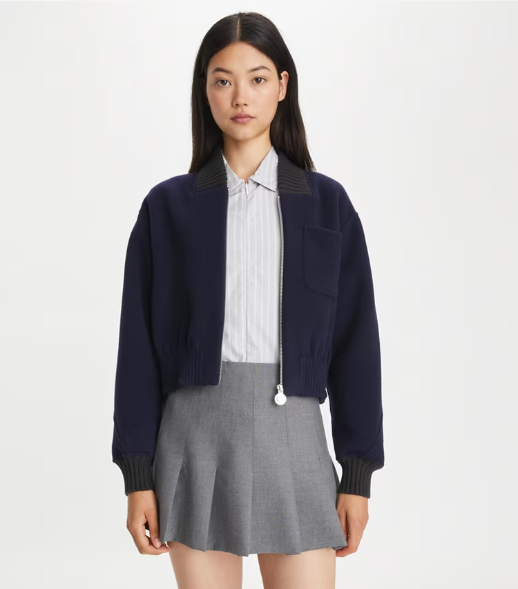 Wool Bomber Jacket - Image 2