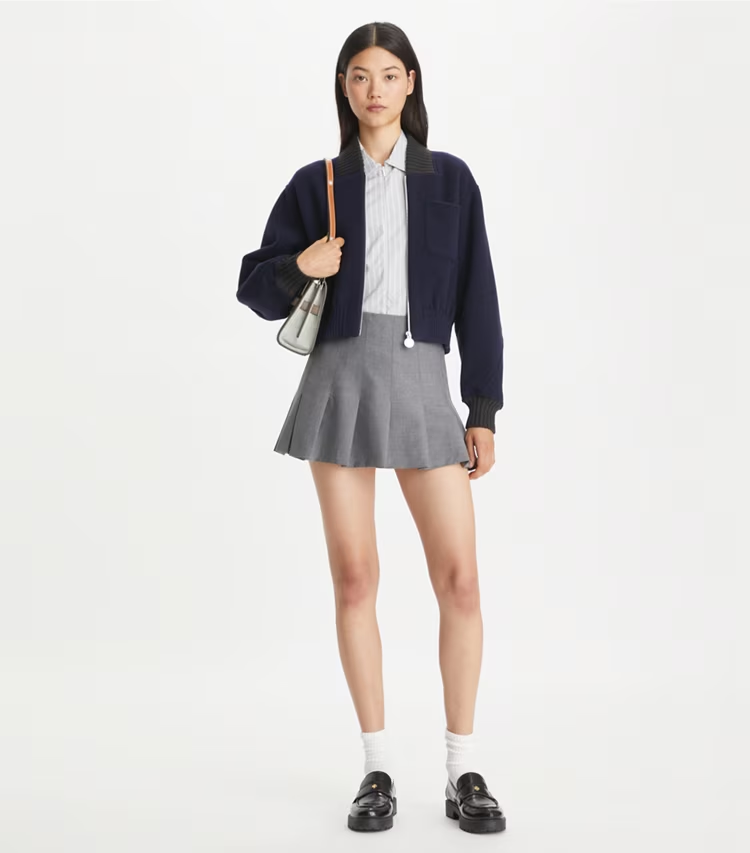 Wool Bomber Jacket - Image 3