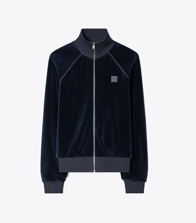 Velour Track Jacket