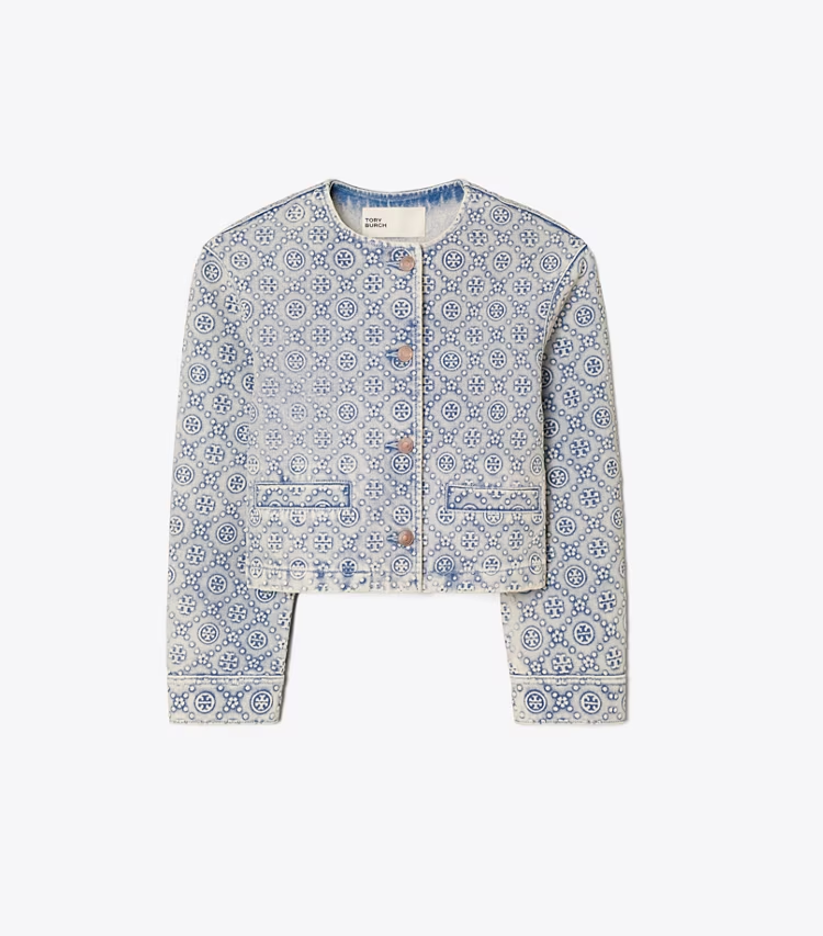 T Monogram Denim Jacket