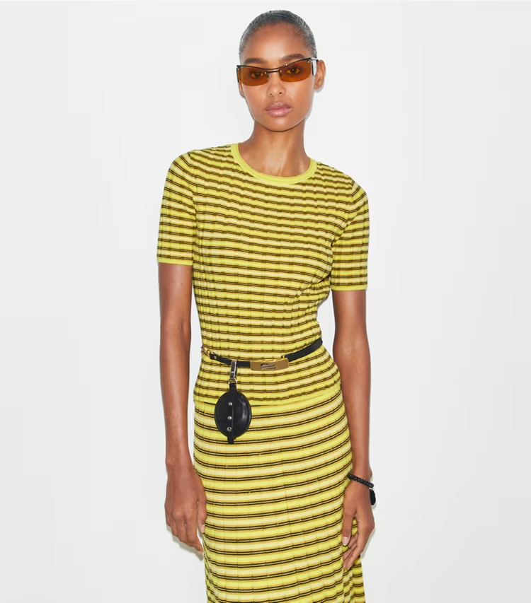 Striped Cotton Sweater - Image 2