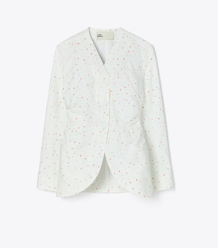 Printed Poplin Jacket