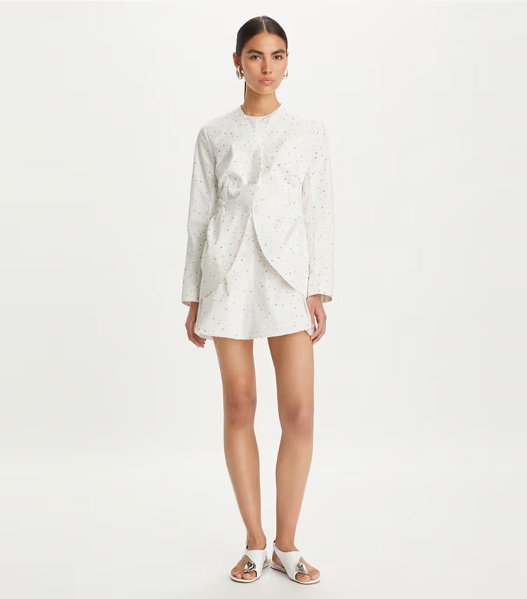 Printed Poplin Jacket - Image 3